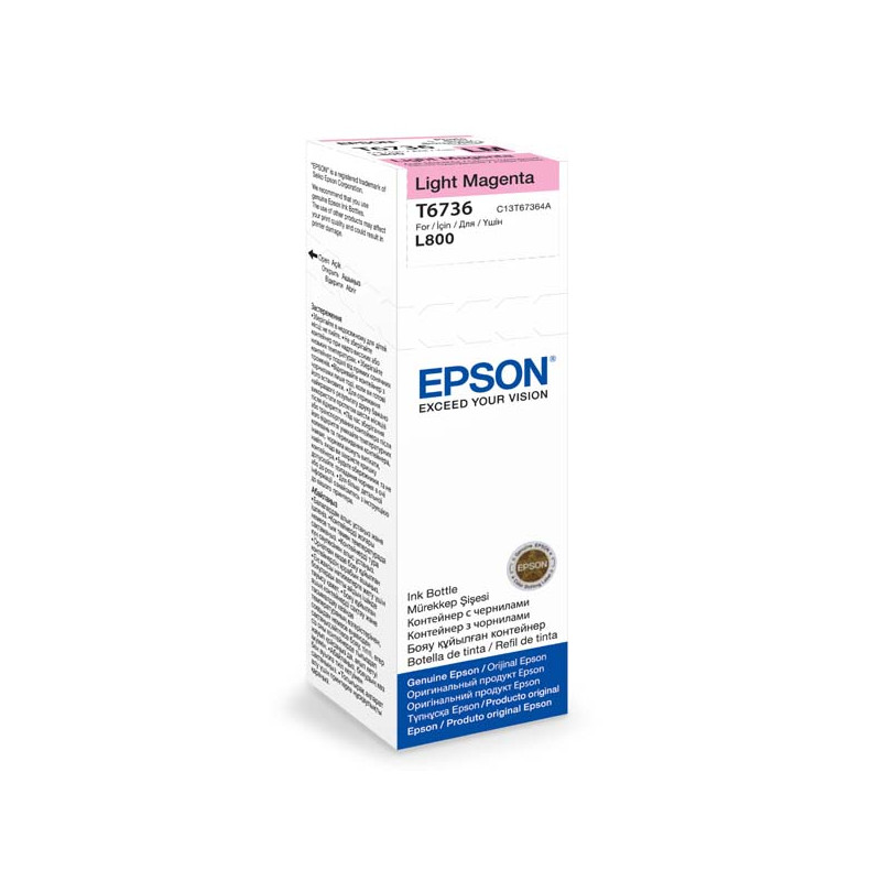 Epson T6736 Light Magenta ink 70ml pre L800