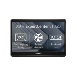 ASUS ExpertCenter/E1 AiO E1600/15,6''/FHD/T/N4500/4GB/128GB SSD/UHD/W11P/Black/2R