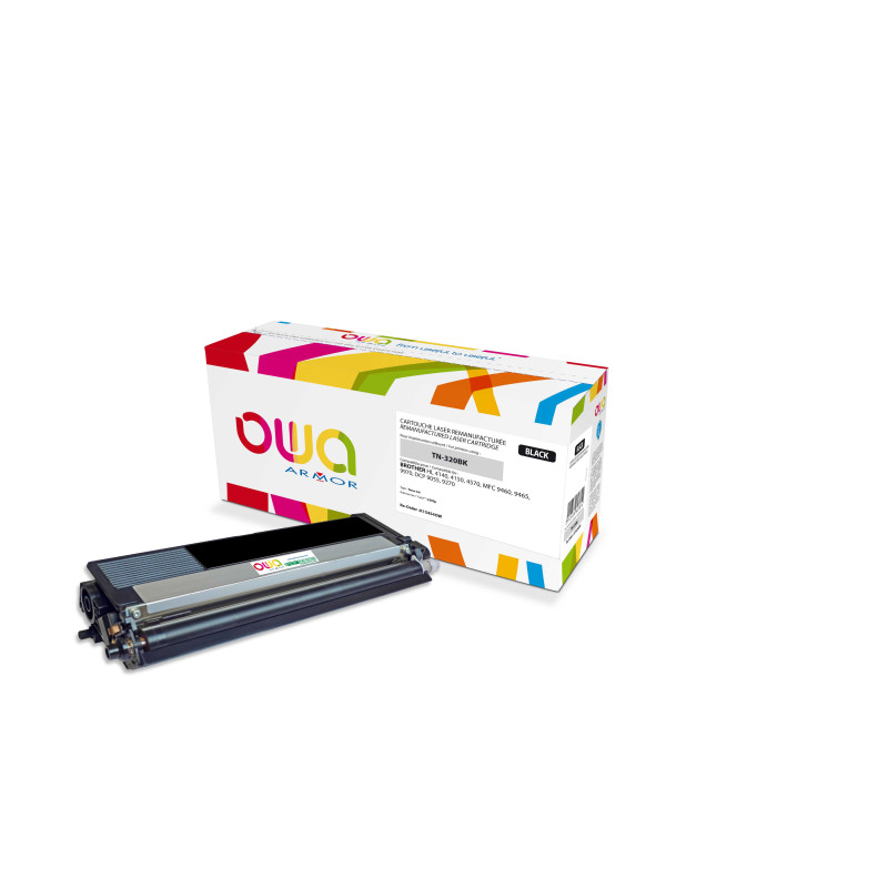 OWA Armor toner kompatibilný s Brother TN-320BK, 2500st, čierna/black