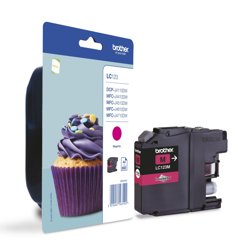 LC-123M (atrament magenta, 600 str.)