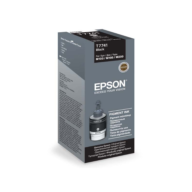 Epson T7741 Black ink 140ml pre M100/105/200