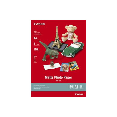 Canon MP-101, A4 fotopapier matný, 5 ks, 170g/m