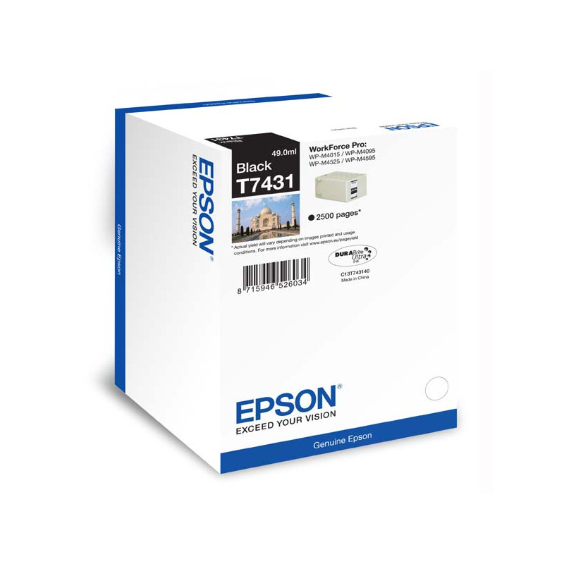 WP-M4000/M4500 Series Ink Cartridge Black 2.5K