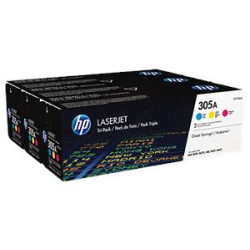 HP 305A trojbalenie - azúrová, purpurová, žltá