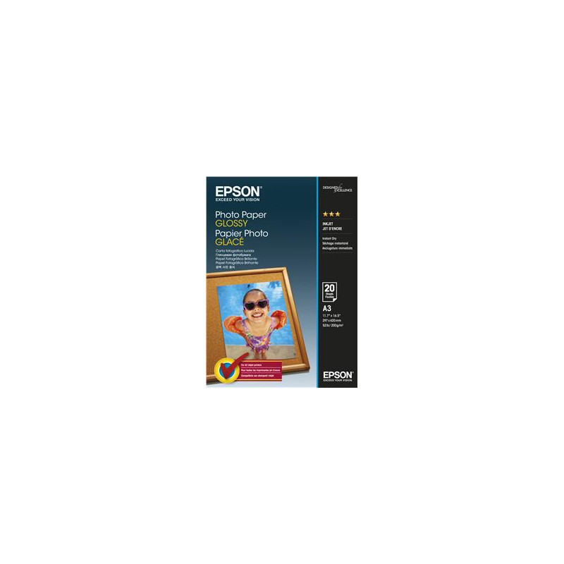 EPSON Photo Paper Glossy A3 20 hárkov