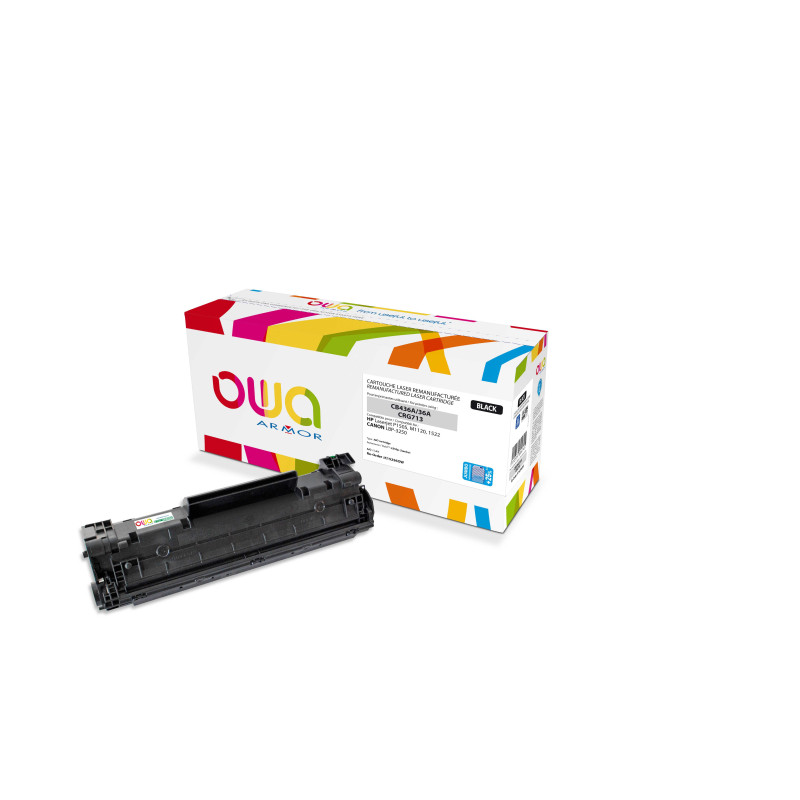 OWA Armor toner kompatibilný s HP P1505, CB436A, 2550st, JUMBO, čierna/black