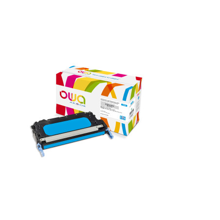 OWA Armor toner kompatibilný HP Q7581A JUMBO, 8000st, modrá/cyan