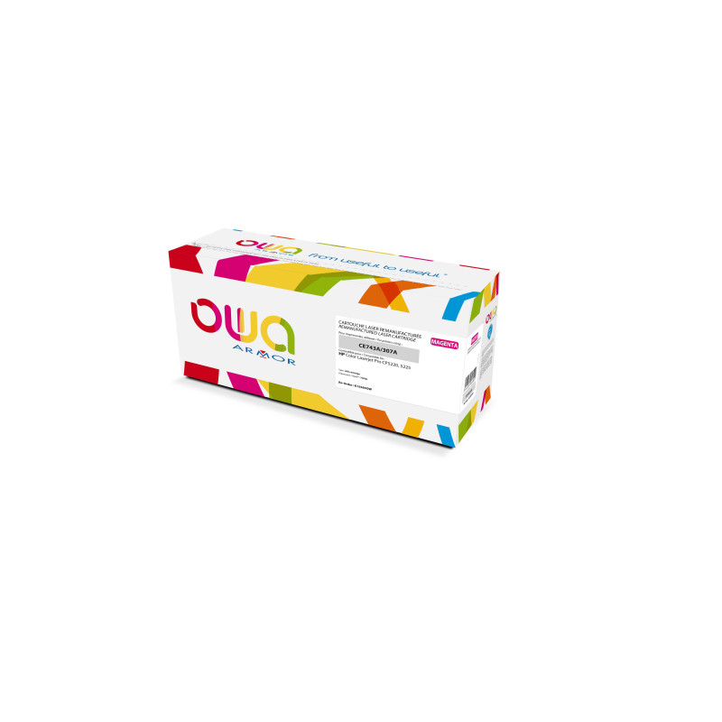 OWA Armor toner kompatibilný s HP CE743A, 7300st, červená/magenta