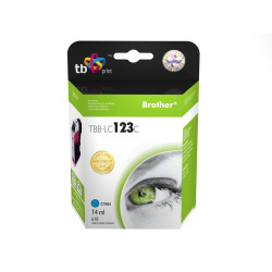 Ink.kazeta kompatibilná s Brother LC123C 100% new