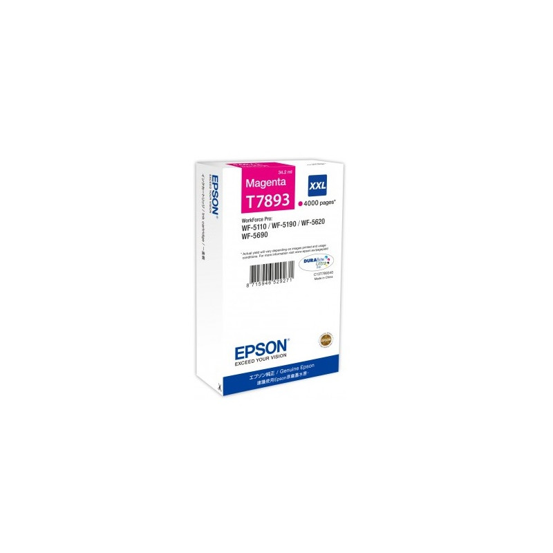 WF-5xxx Series Ink Cartridge XXL Magenta T7893