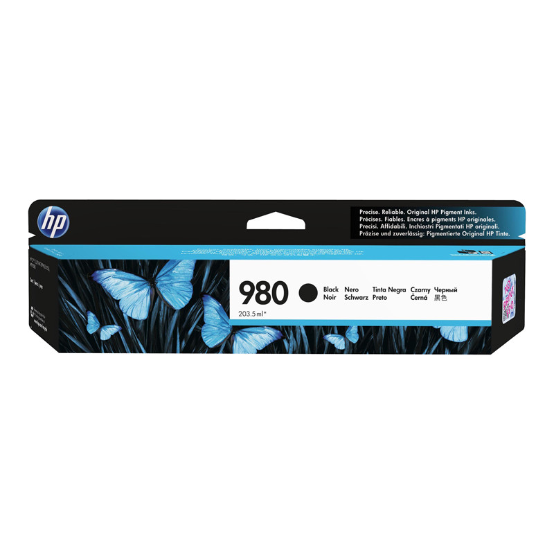 HP 980 čierna atramentová kazeta, D8J10A