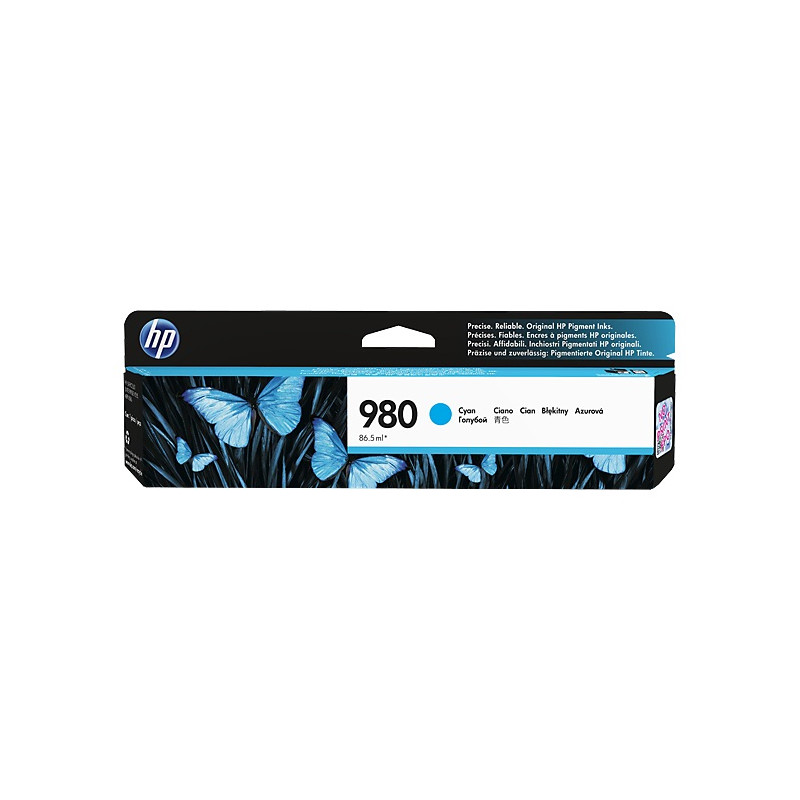 HP 980 azúrová atramentová kazeta, D8J07A