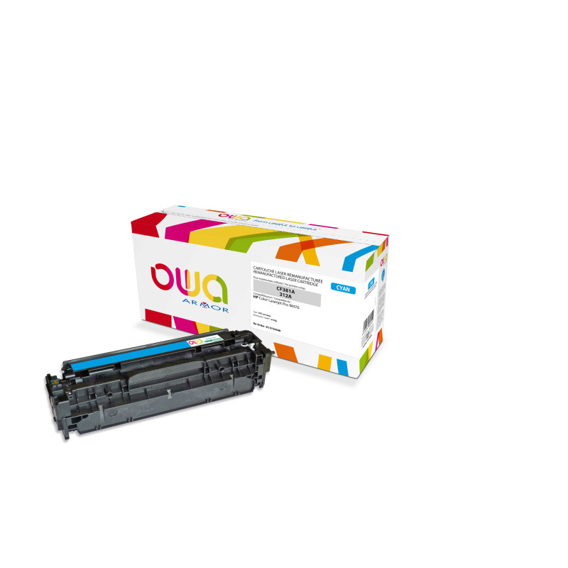 OWA Armor toner kompatibilný HP CF381A, 2700st, modrá/cyan