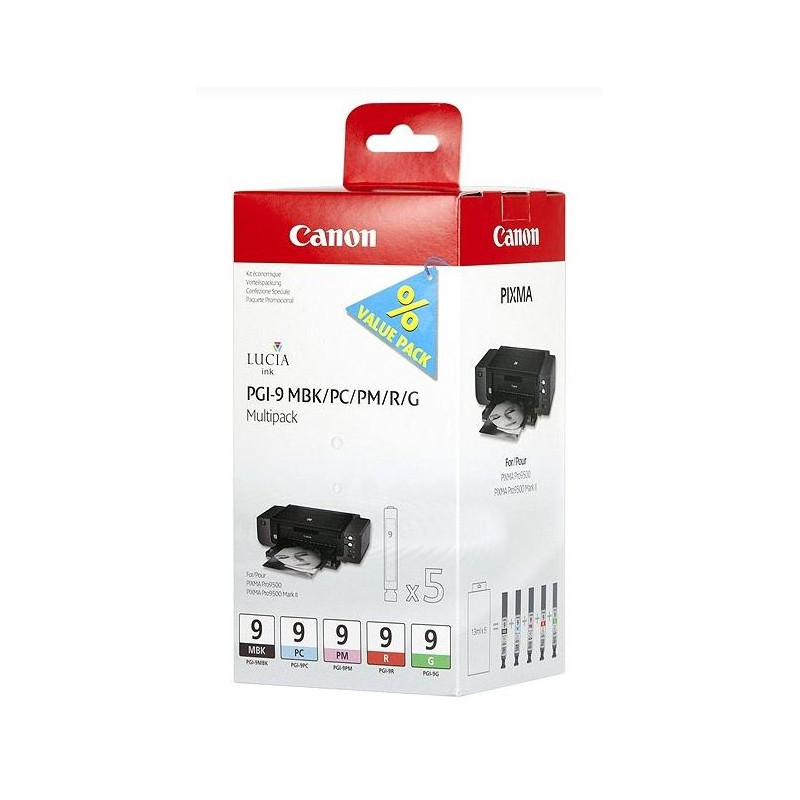 Canon PGI-9 MBK/PC/PM/R/G Multi Pack