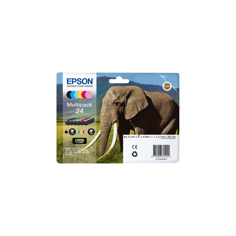 Epson Multipack 6-colours 24 Claria Photo HD Ink