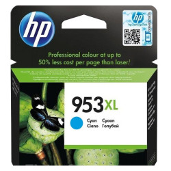 HP 953XL azúrová atramentová kazeta, F6U16AE