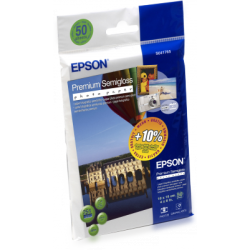 EPSON Premium Semigloss Photo Paper, 100x150 mm, 50x