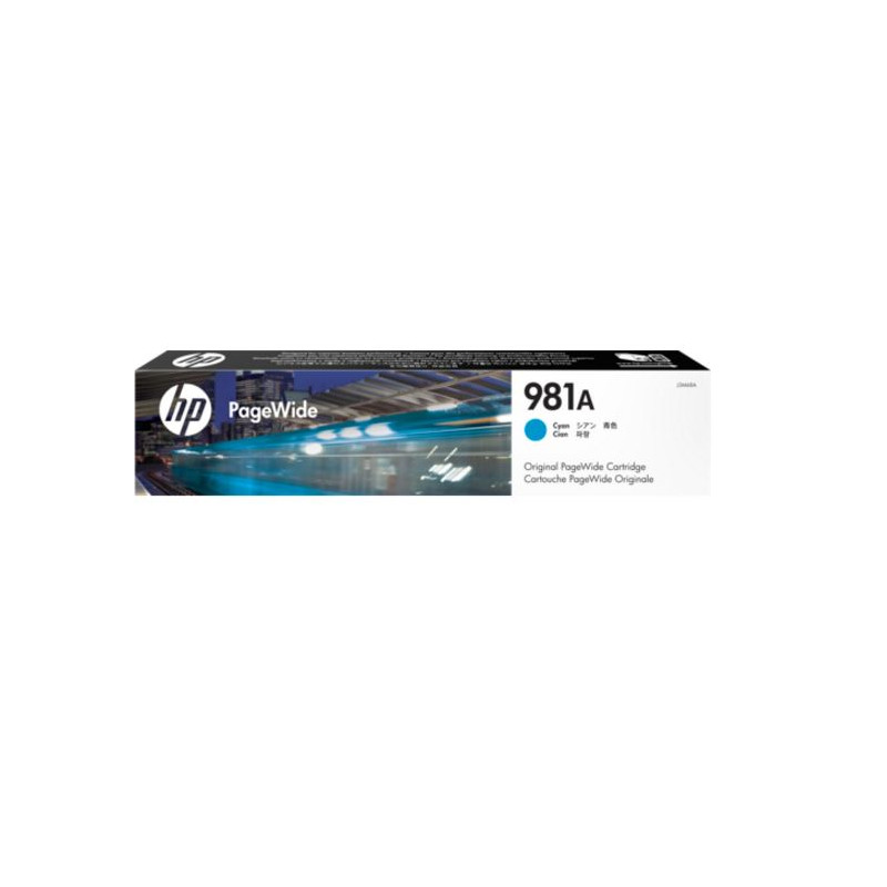 HP 981A - azúrová atramentová kazeta, J3M68A