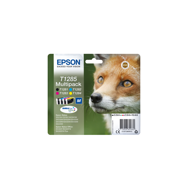 Multipack CMYK Ink Cartridge (T1285)