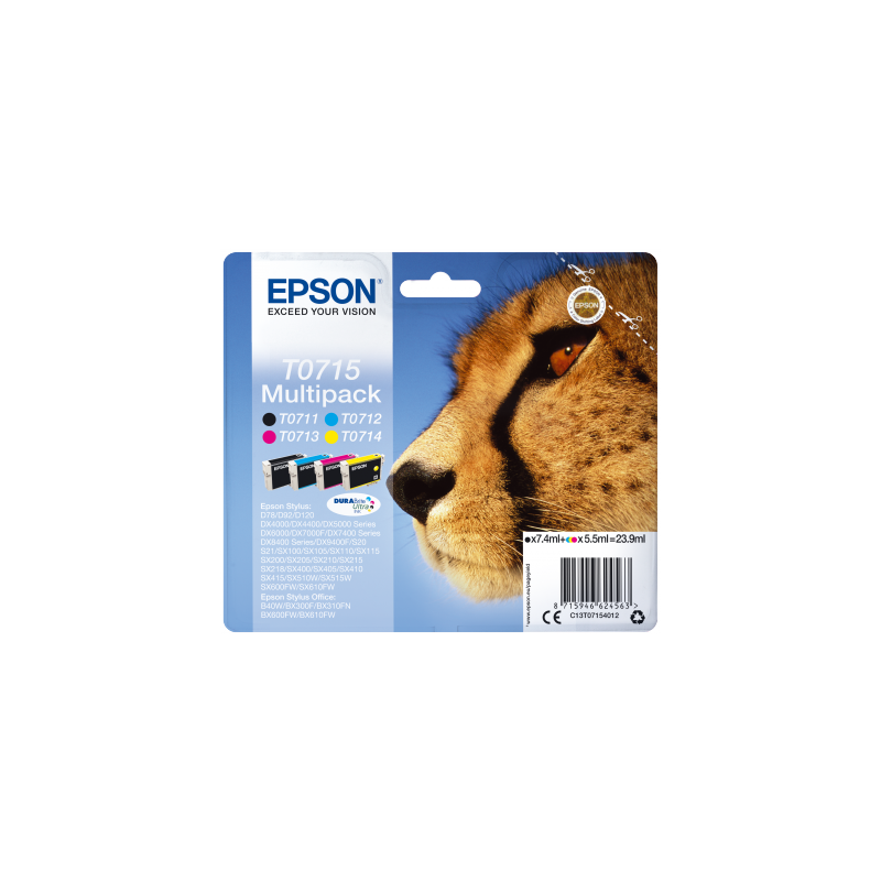 Epson Multipack 4-colours T0715 DURABrite UltraInk