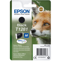 Epson Singlepack Black T1281 DURABrite Ultra Ink