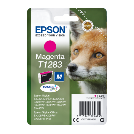 Epson Singlepack Magenta T1283 DURABrite Ultra Ink