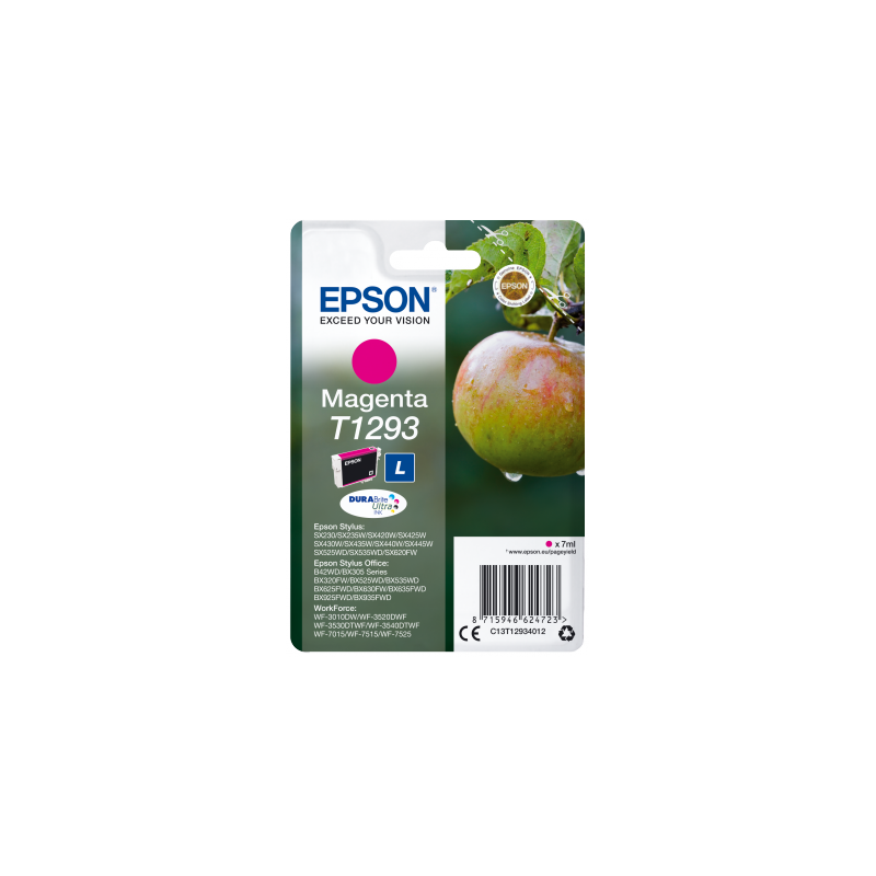 Epson Singlepack Magenta T1293 DURABrite Ultra Ink