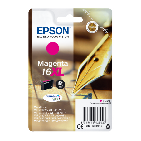 Epson Singlepack Magenta 16XL DURABrite Ultra Ink