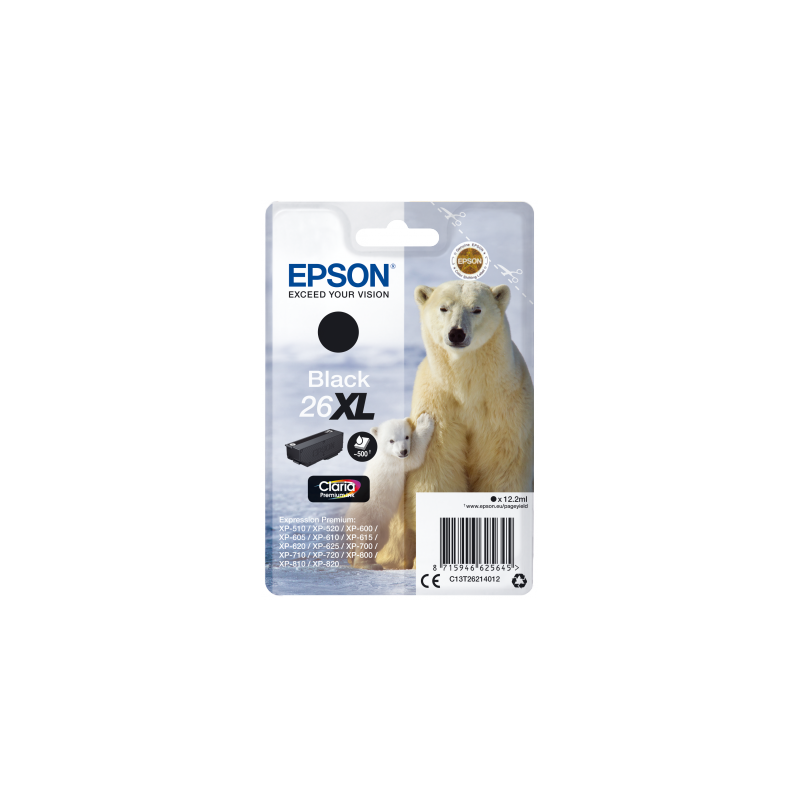 Epson Singlepack Black 26XL Claria Premium Ink