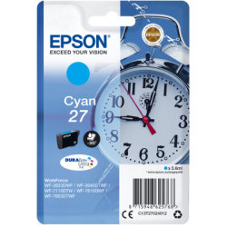 Epson Singlepack Cyan 27 DURABrite Ultra Ink