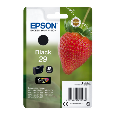 Epson Singlepack Black 29 Claria Home Ink