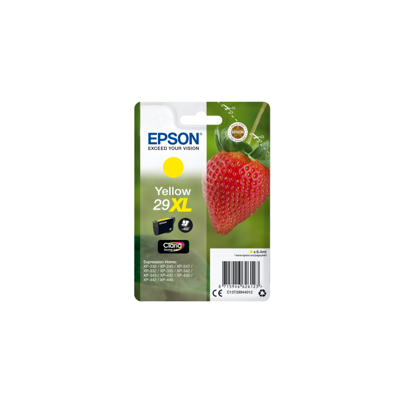 Epson Singlepack Yellow 29XL Claria Home Ink
