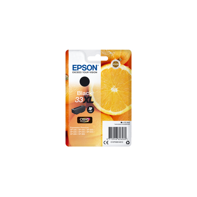 Epson Singlepack Black 33XL Claria Premium Ink