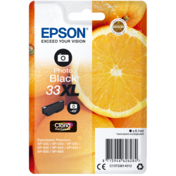 Epson Singlepack Photo Black 33XL Claria Prem. Ink