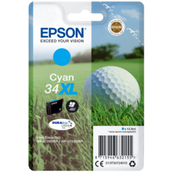 Epson Singlepack Cyan 34XL DURABrite Ultra Ink