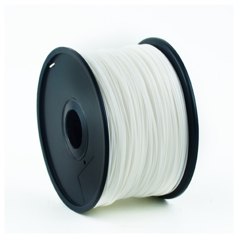 GEMBIRD Struna pre 3D tlač, PLA, 1,75 mm, 1kg, 330m, biela