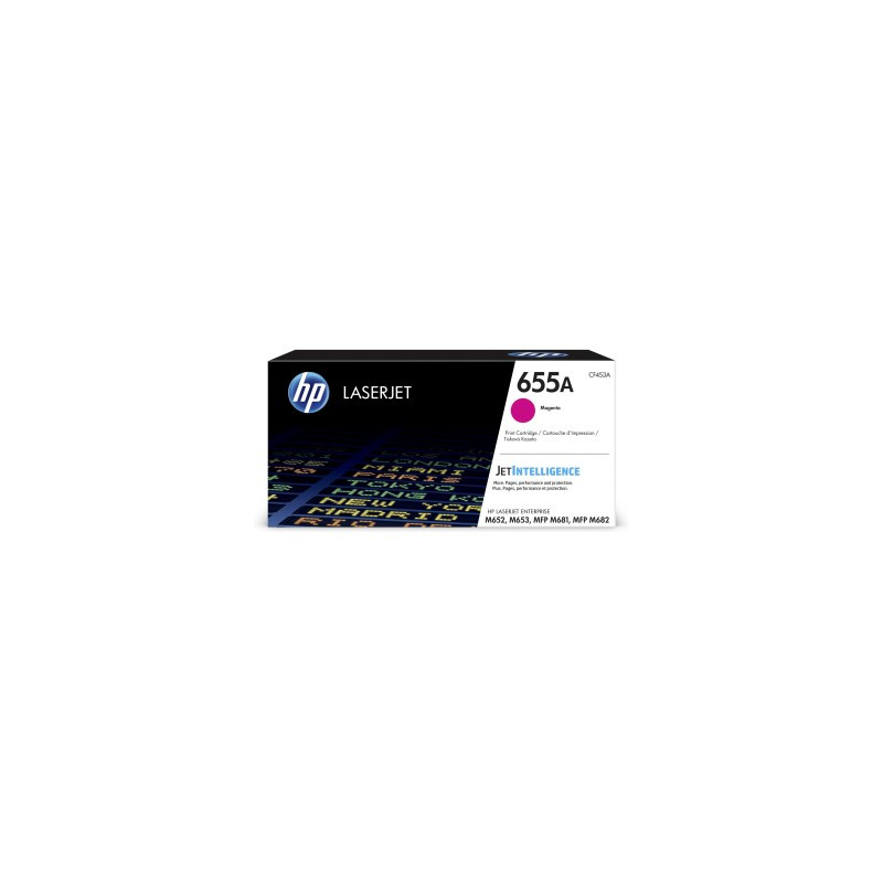 HP 655A purpurová LaserJet Cartridge, CF453A