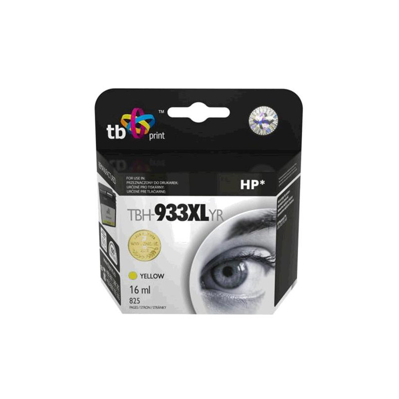 Ink. kazeta TB kompat. s HP OP 6230, YE reman