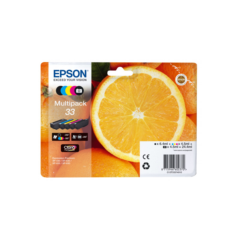 EPSON Multipack 5-farebné 33 Claria Premium Ink