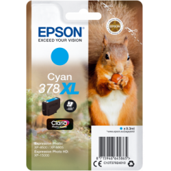 Epson Singlepack Cyan 378 XL Claria Photo HD Ink