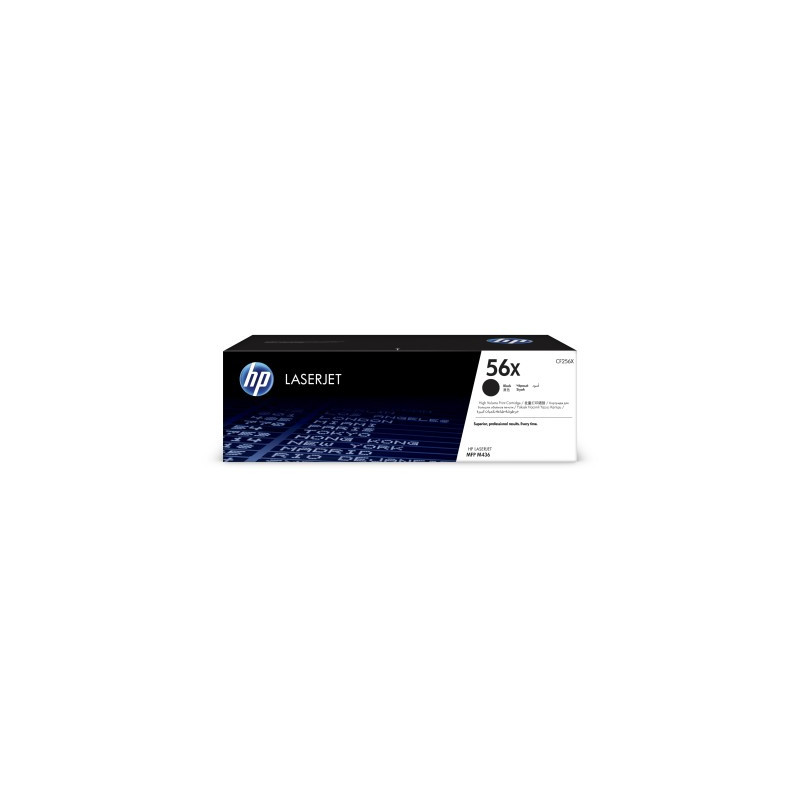 HP 56X High Yield Black Original LJ Toner, CF256X