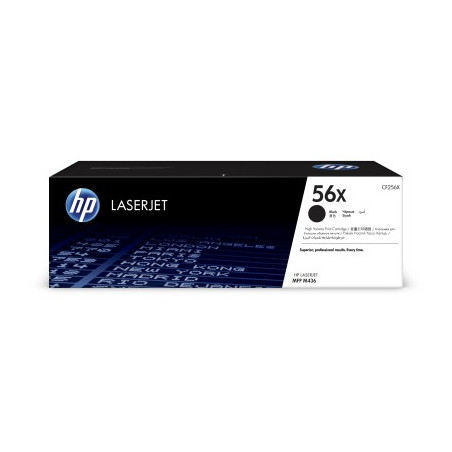 HP 56X High Yield Black Original LJ Toner, CF256X