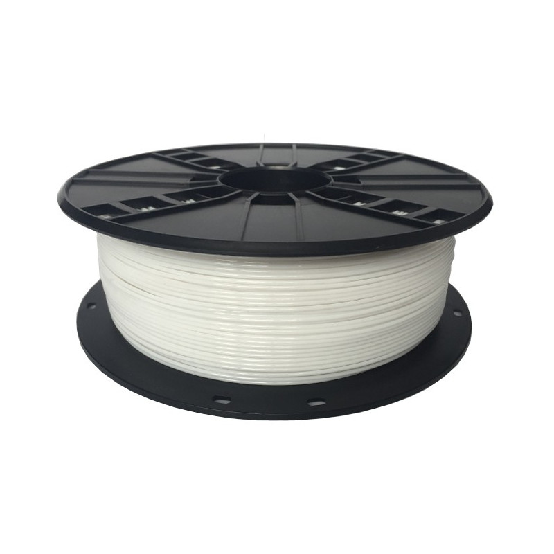 GEMBIRD Struna pre 3D tlač,PETG,1,75mm,1Kg,biela