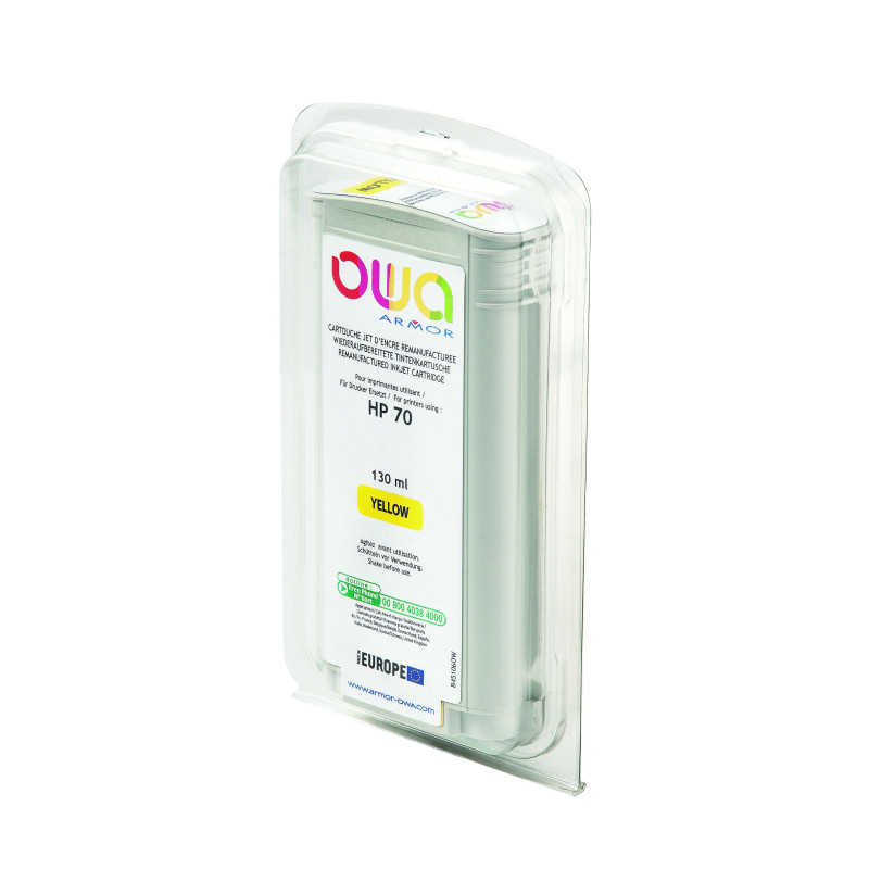OWA Armor ink-jet kompatibilný HP DJ Z 2100 žltá, 130ml, kom.s C9454A