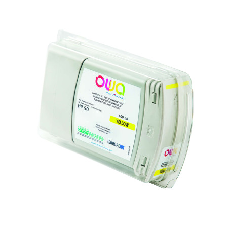 OWA Armor ink-jet kompatibilný s HP Design Jet 4000 žltá, 400ml, kom.s C5065A