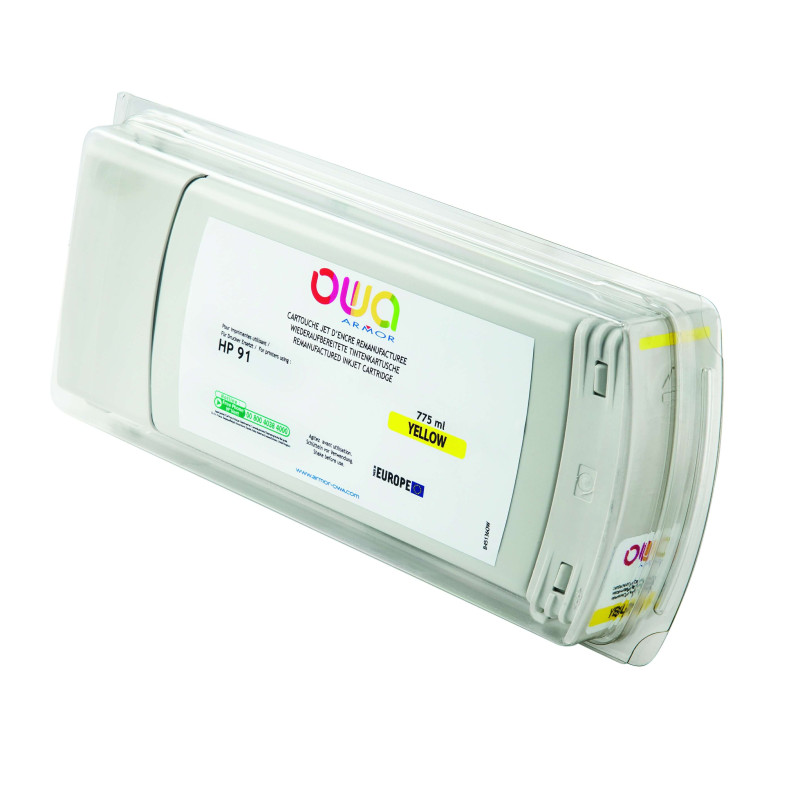 OWA Armor ink-jet kompatibilný s HP DJ Z6100 žltá, 775ml, kom.s C9469A