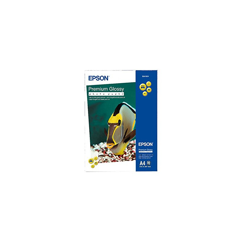EPSON Premium Glossy Photo Paper - A4 - 50 Sheets