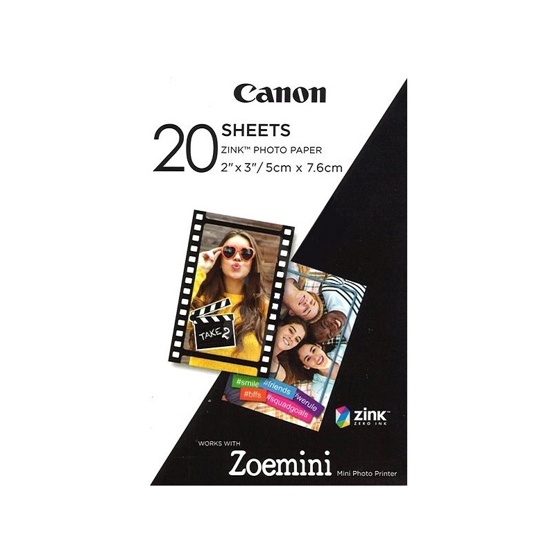 Canon ZINK PAPER ZP-2030 20 ks pre PV-123
