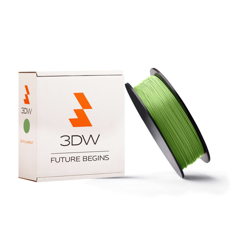 3DW - PLA filament 1,75 mm fluozelen, 0,5 kg, tlač 190-210 ° C