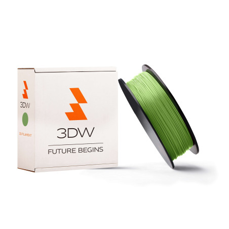 3DW - PLA filament 1,75 mm fluozelen, 0,5 kg, tlač 190-210 ° C